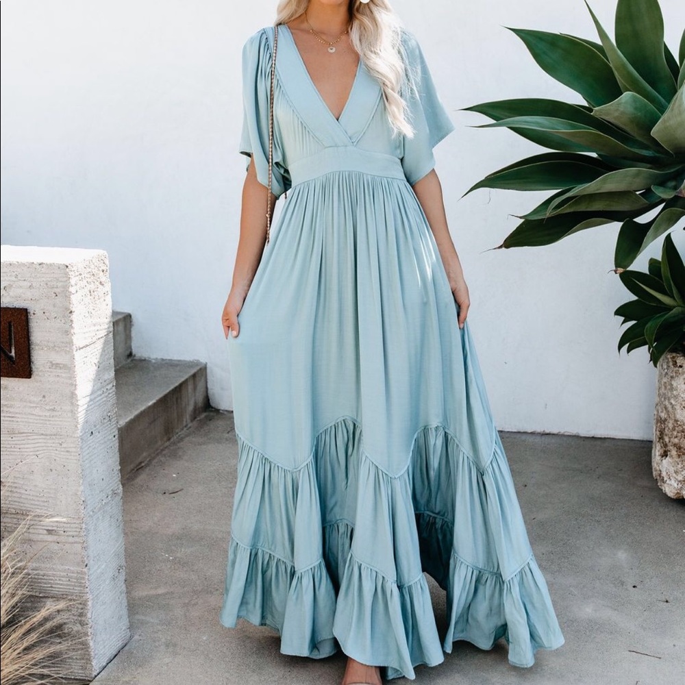 Vici seamfoam dress